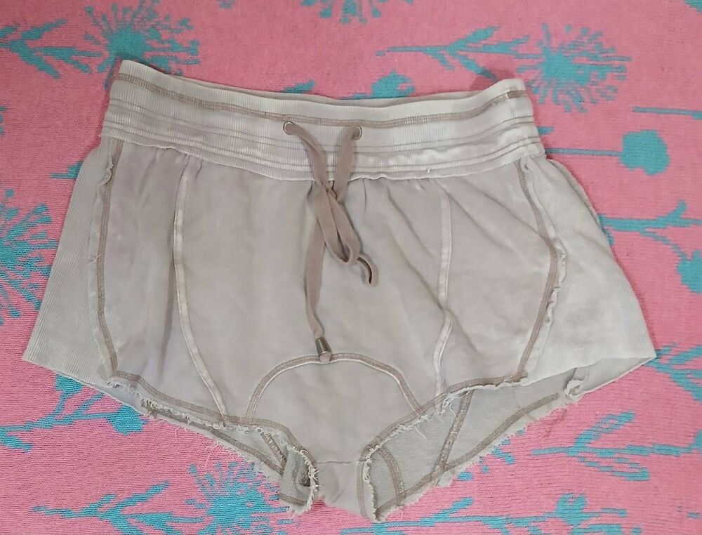 Intimately Free People womens small dusty rose sweat shorts elastic waist